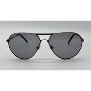 Fossil Metal Aviator Sunglasses Gray Lens Gunmetal Unisex Cat. 2 UV